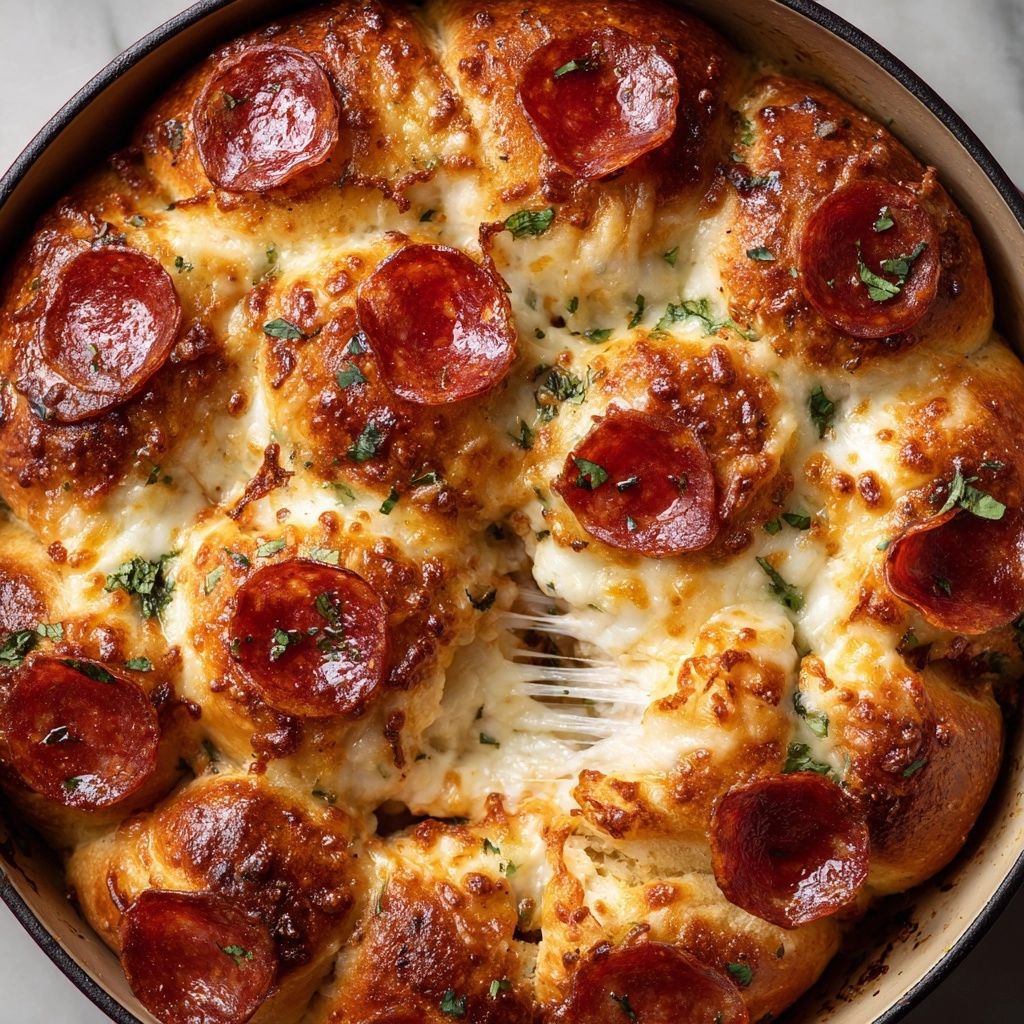 Pepperoni Pizza Monkey Bread Recipe - Recipe Image