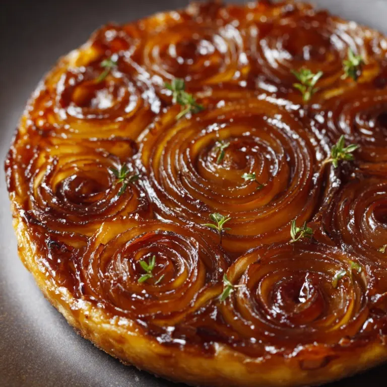 French Onion Tarte Tatin Recipe