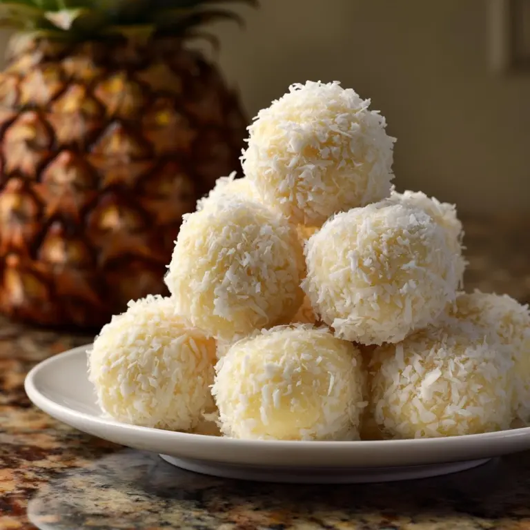 Pineapple Christmas Balls Recipe