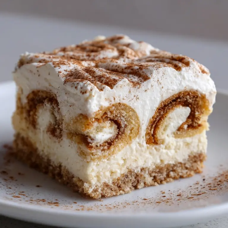 Cinnamon Roll Poke Cake Recipe