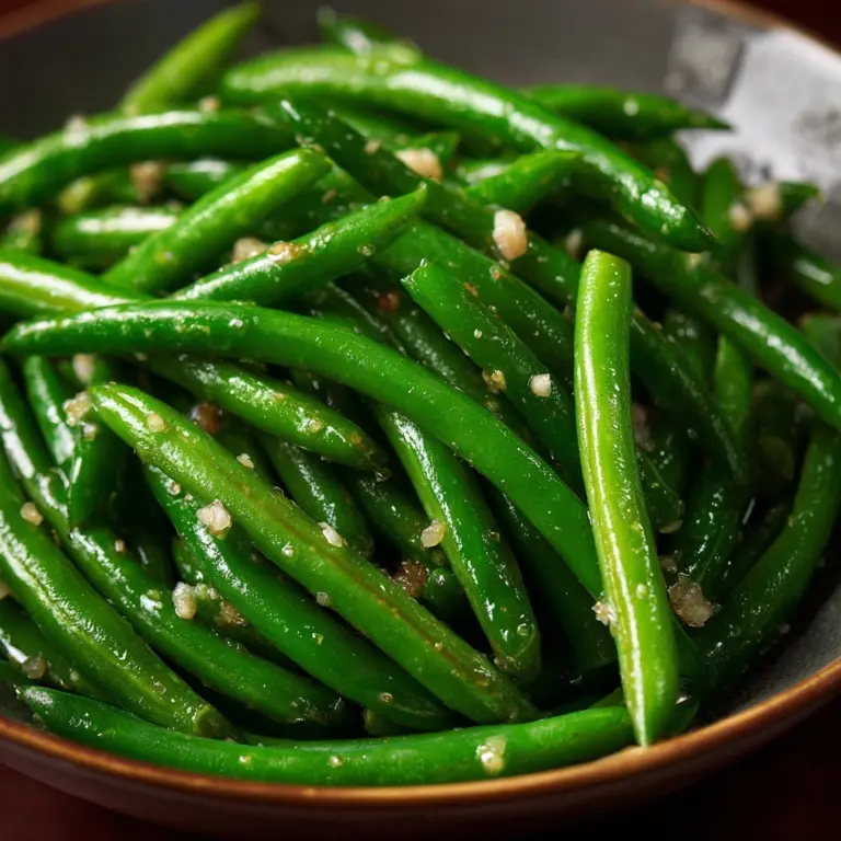 Buttery Garlic Green Beans Recipe