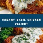 Chicken in Basil Cream Sauce Recipe