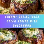 Gaelic Irish Steaks with Cream and Colcannon Recipe
