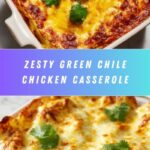 Green Chile and Chicken Mock Enchilada Casserole Recipe
