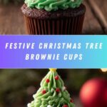 Christmas Tree Brownie Cups Recipe