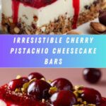 Heavenly Cherry Pistachio Cheesecake Bars Recipe