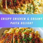 Crispy Chicken with Creamy Pasta Recipe