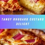 Crustless Rhubarb Custard Pie Recipe