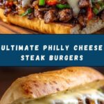 Philly Cheese Steak Burgers Recipe