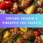 Teriyaki Chicken and Pineapple Foil Packets Recipe