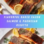 Baked Cajun Salmon with Parmesan Risotto Recipe