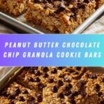 Chocolate Chip Peanut Butter Granola Cookie Bars Recipe