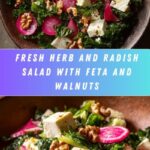 Herb and Radish Salad with Feta and Walnuts Recipe