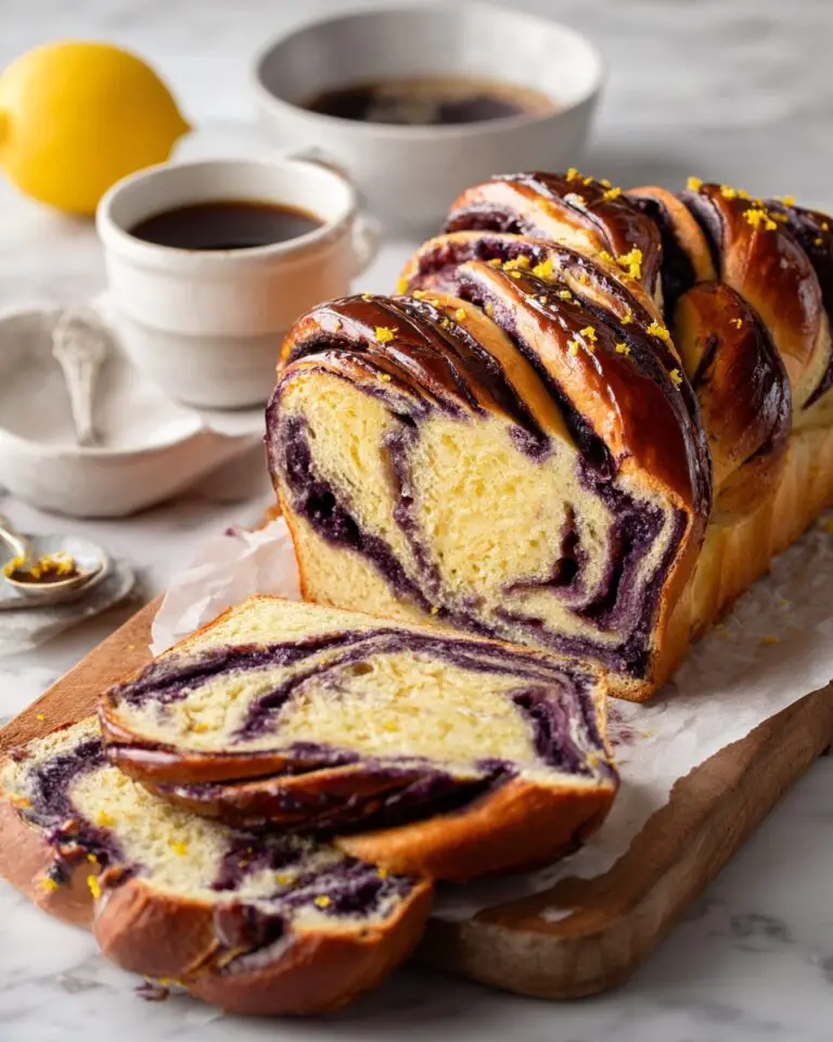 Blueberry Lemon Sourdough Babka Recipe