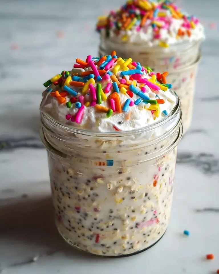 Birthday Cake Overnight Oats: A Fun Breakfast Treat Recipe