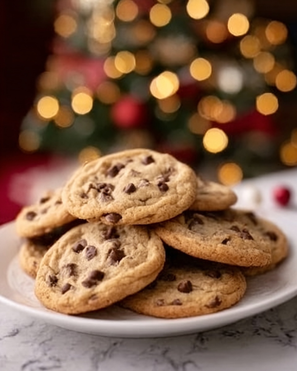 Classic Christmas Chocolate Chip Cookies Recipe - Recipe Image