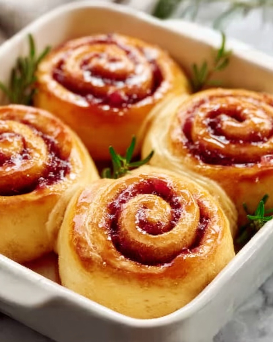Cranberry Orange Sweet Rolls Recipe - Recipe Image