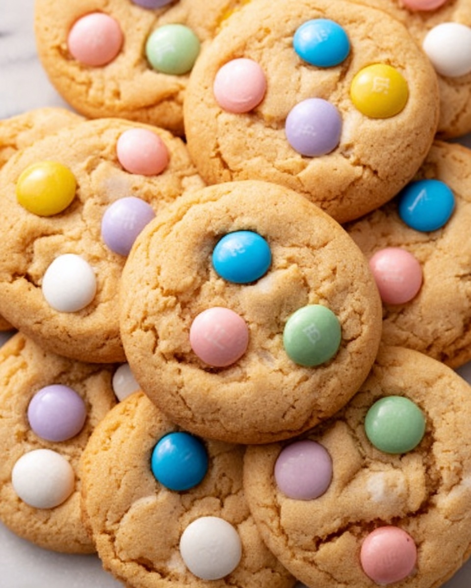 Easter M&M Cookies Recipe - Recipe Image