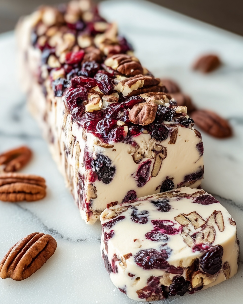Cranberry Pecan Cheese Log Recipe - Recipe Image