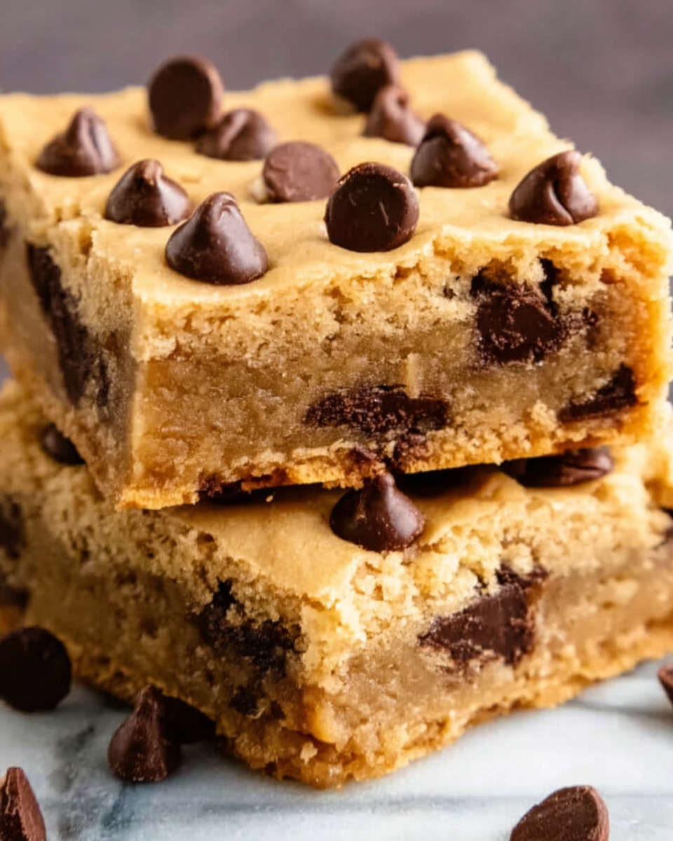 Peanut Butter Chocolate Chip Cookie Bars Recipe - Recipe Image