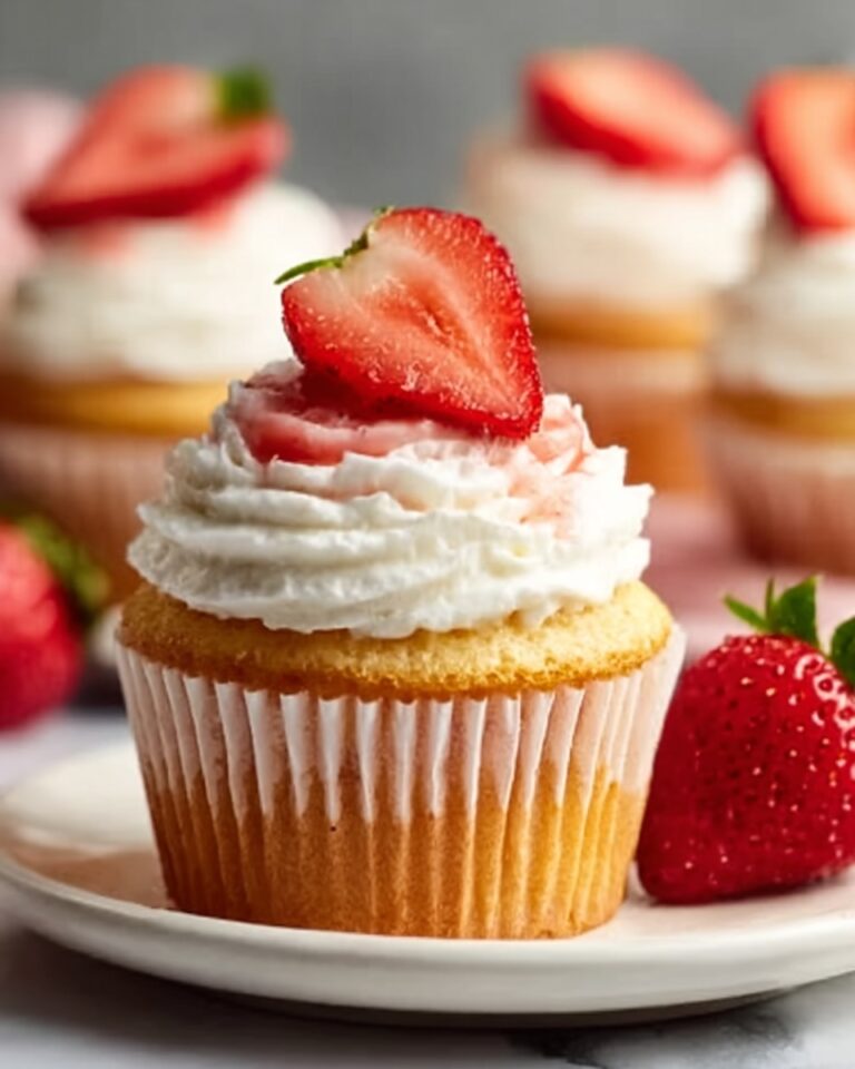 Strawberry Shortcake Cupcakes Recipe