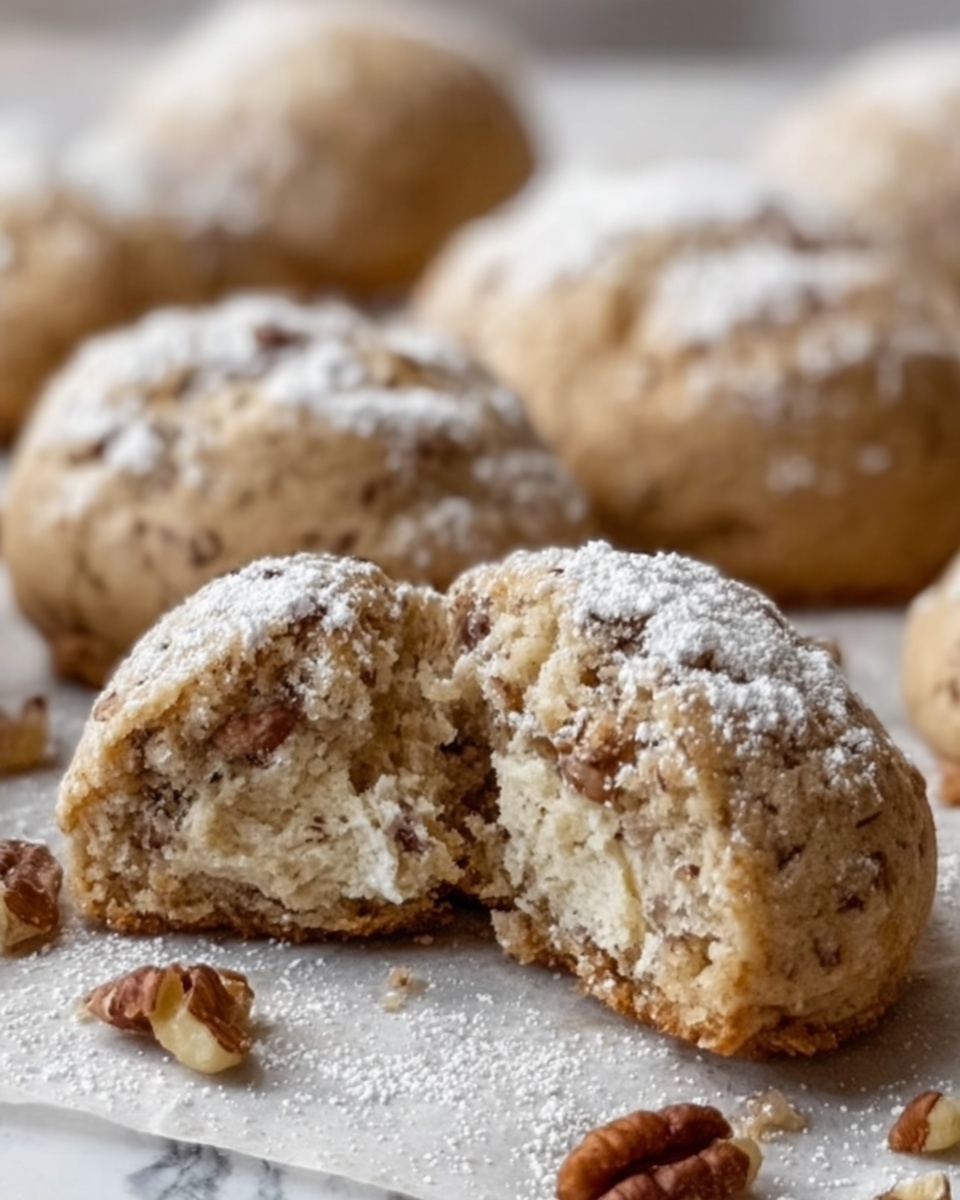 Melt-In-Your-Mouth Pecan Snowball Cookies Recipe - Recipe Image