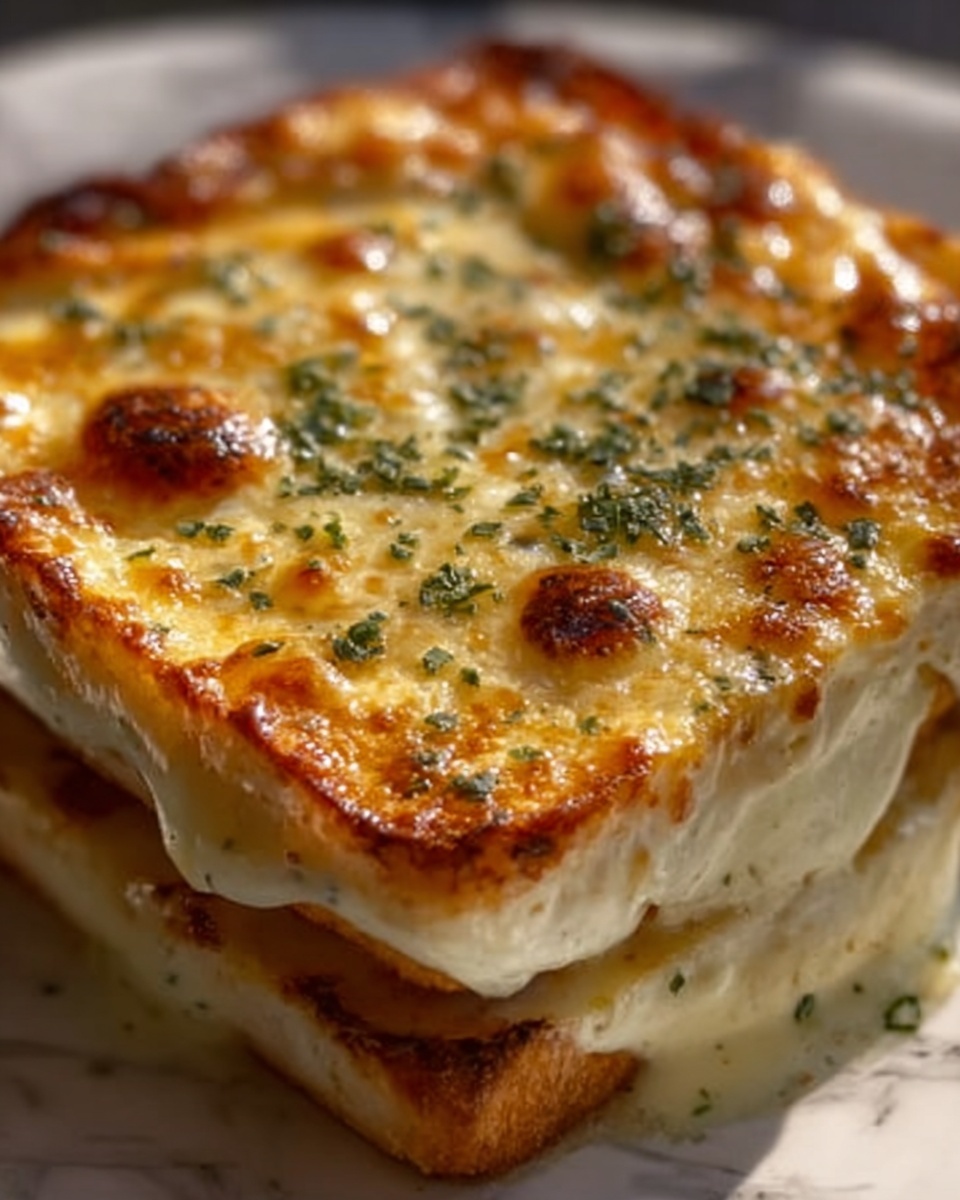 Garlic Toast Pizzas Recipe - Recipe Image