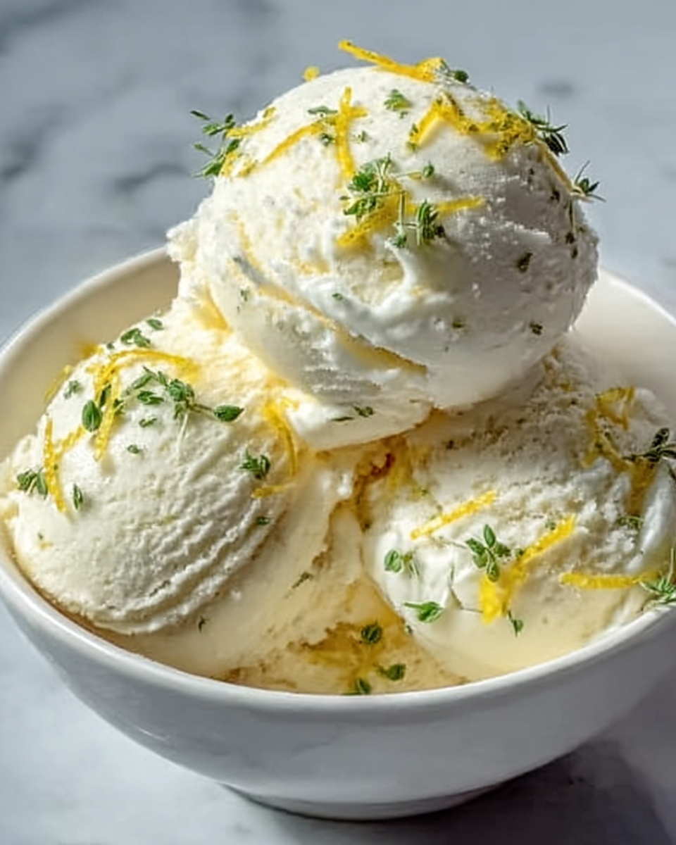 Homemade Lemon Cheesecake Ice Cream Recipe - Recipe Image