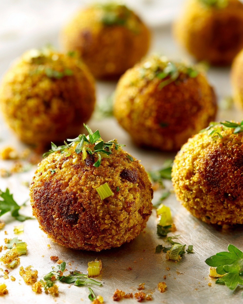 Turkey Stuffing Balls Recipe - Recipe Image