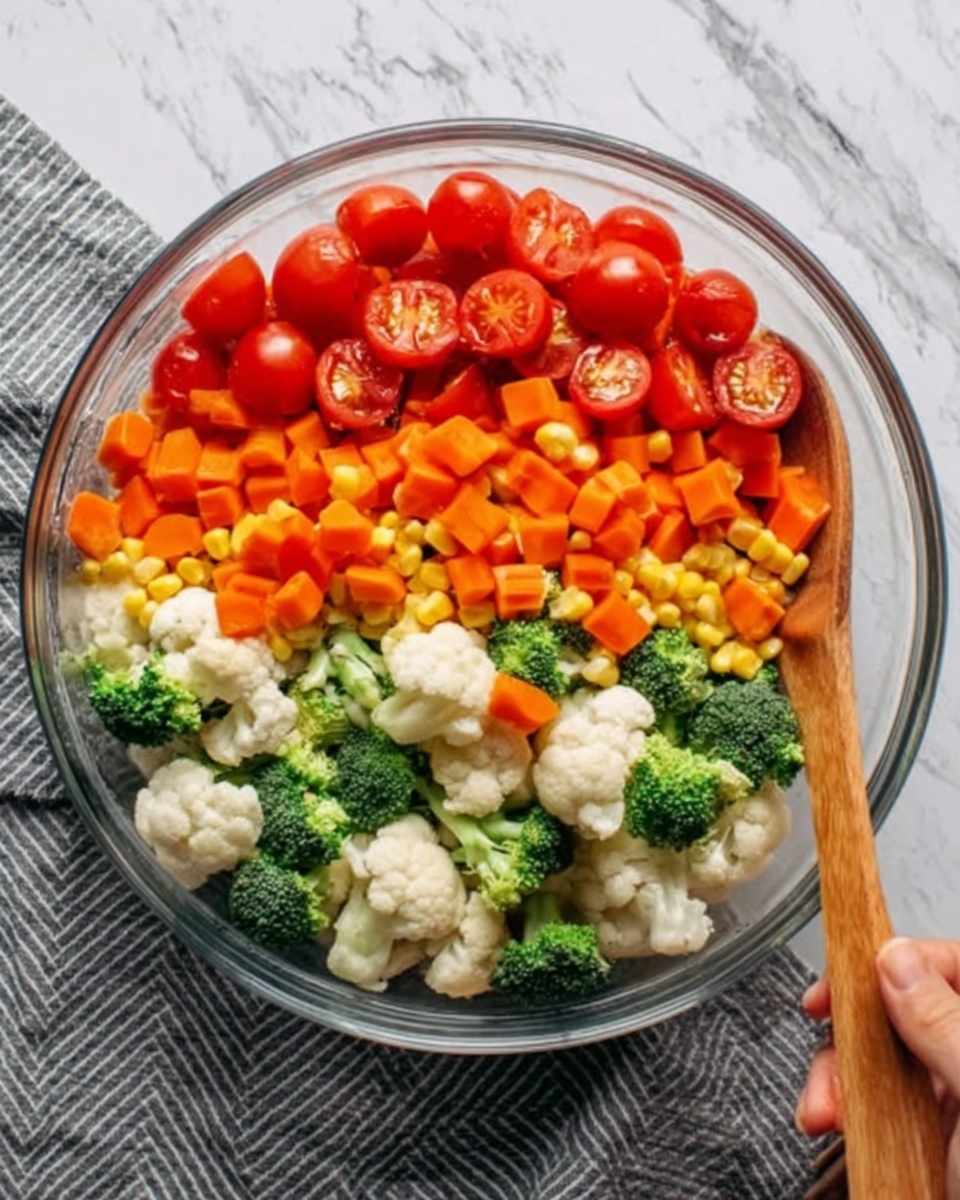 The Best Marinated Vegetable Salad Recipe - Recipe Image