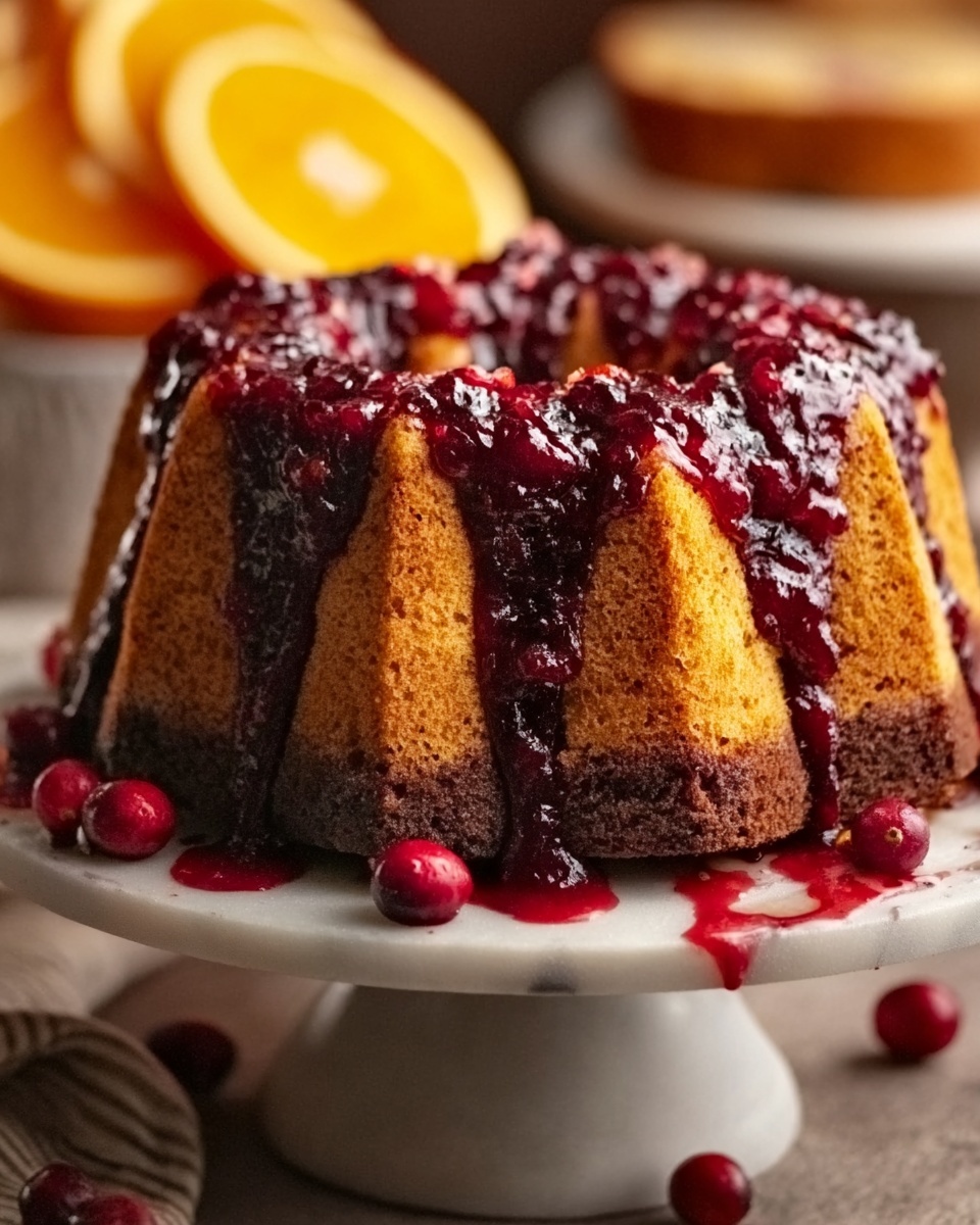 Cranberry Orange Bundt Cake Recipe - Recipe Image