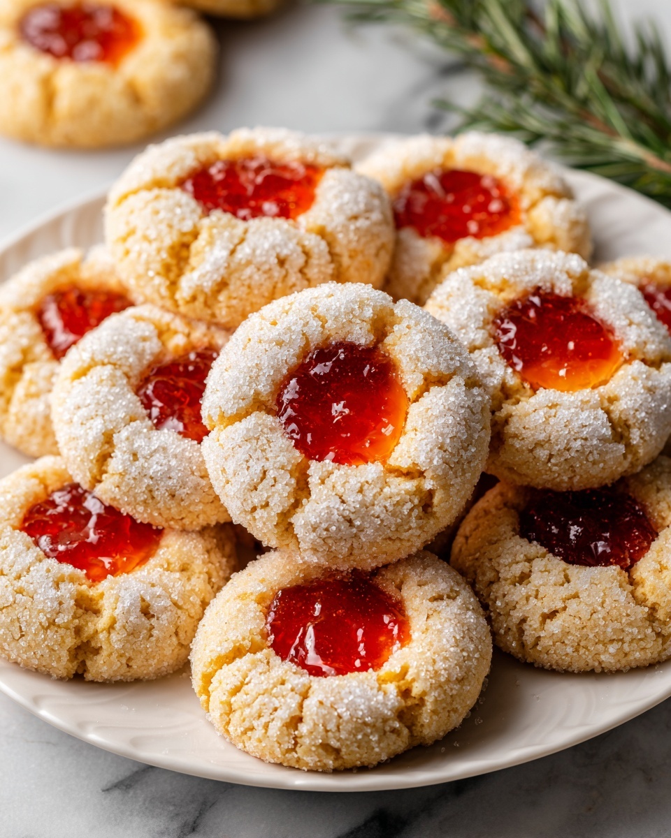 Thumbprint Cookies with Fruit Preserves Recipe - Recipe Image