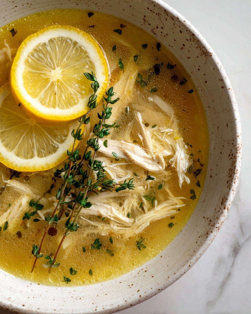 Mediterranean Lemon Chicken Soup Recipe - Recipe Image