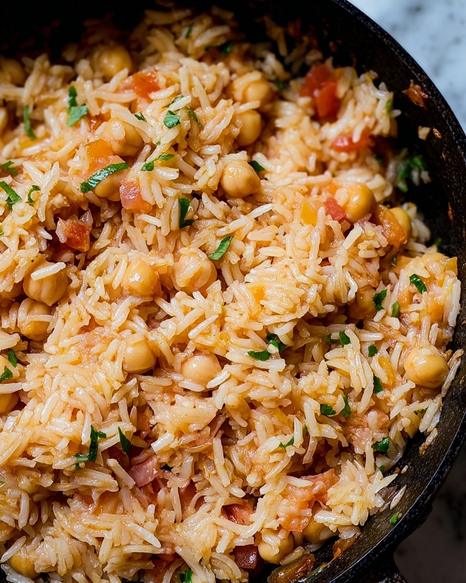 One Pot Chickpea Orzo Recipe - Recipe Image