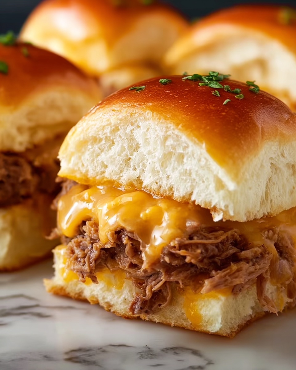 Savory Delight: French Dip Sliders Recipe - Recipe Image