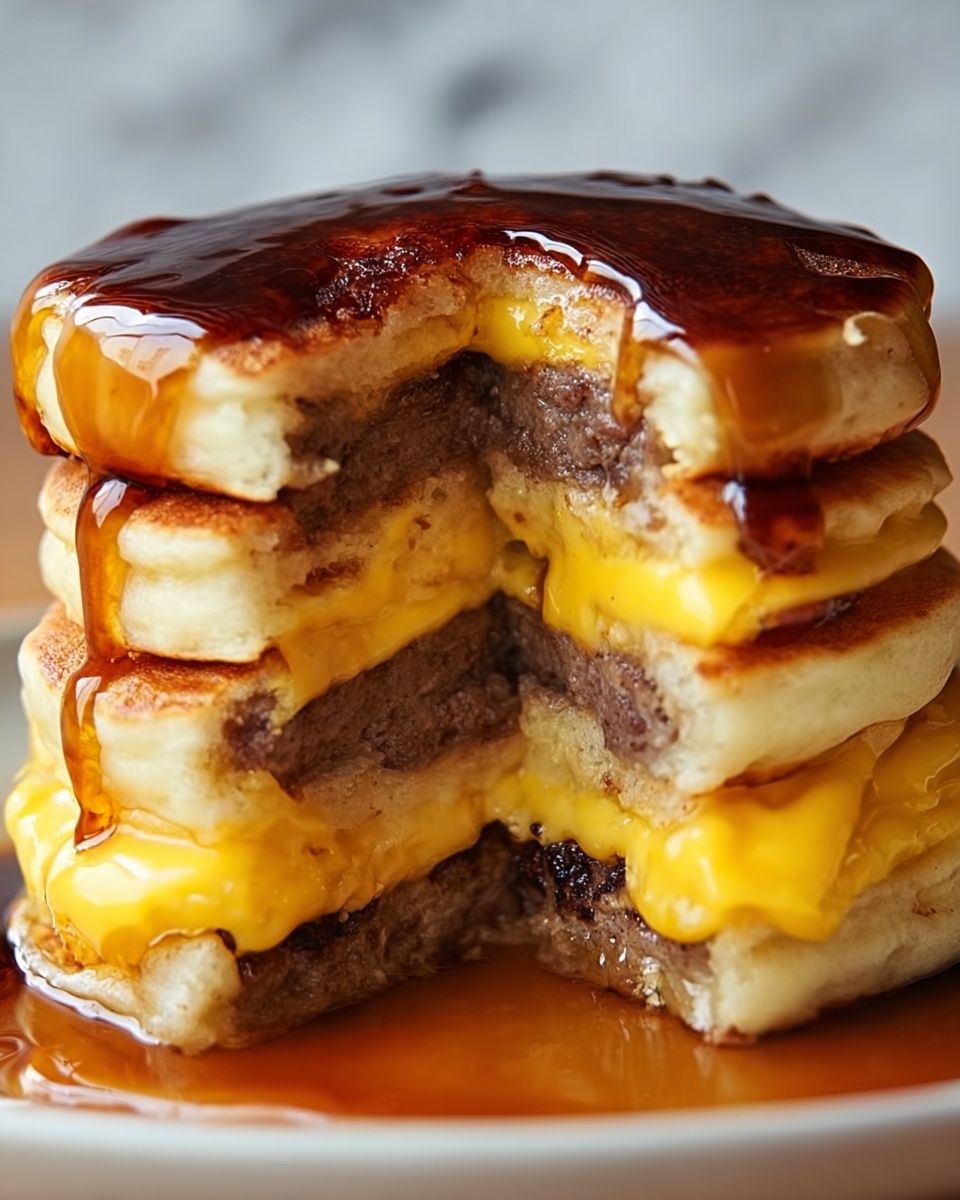 Smash Burger Pancakes: A Fun Twist on Breakfast Recipe - Recipe Image