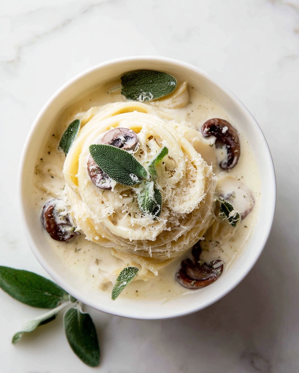 Creamy Mushroom Pasta Recipe - Recipe Image