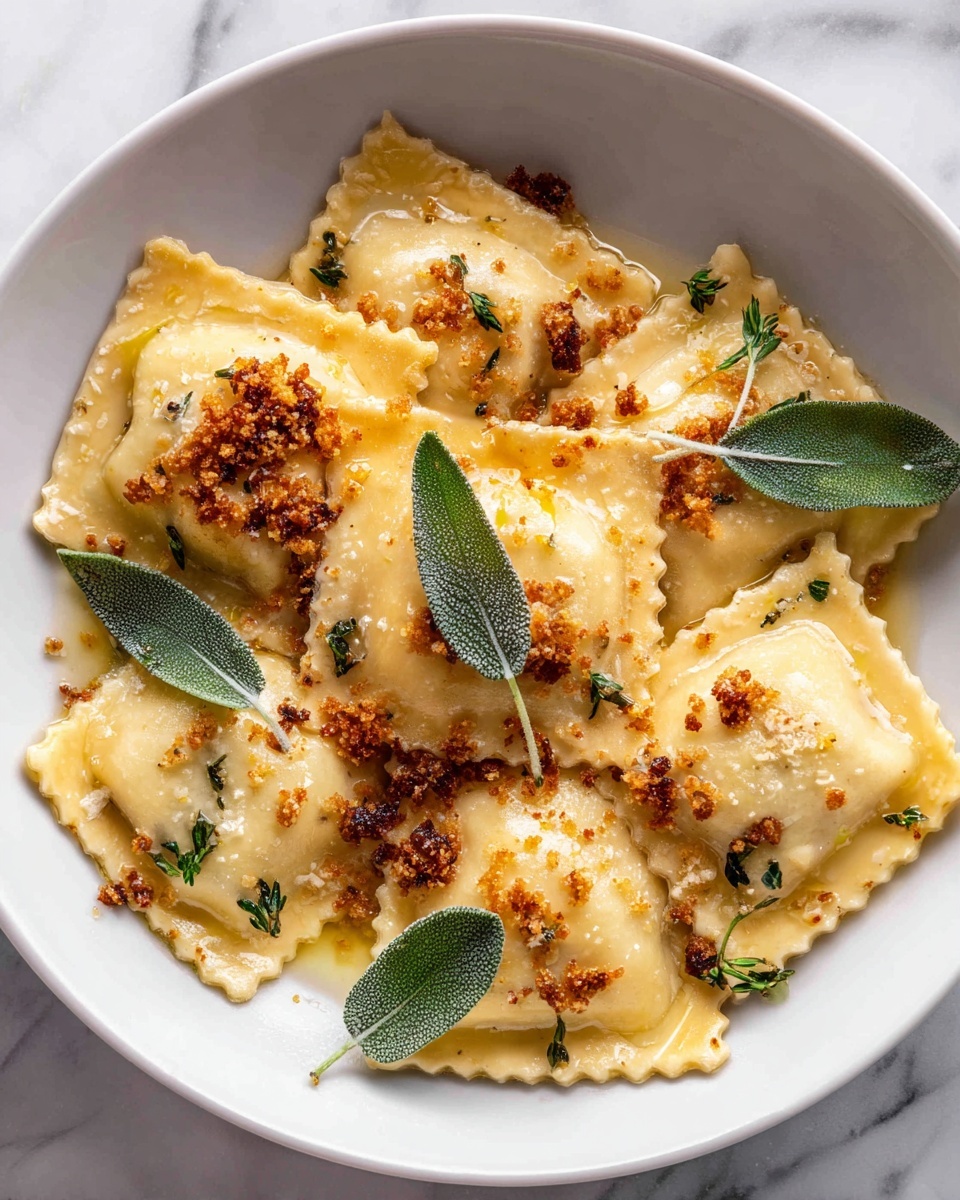 Vegan Lemon Ricotta Ravioli: A Creamy and Citrusy Delight Recipe - Recipe Image