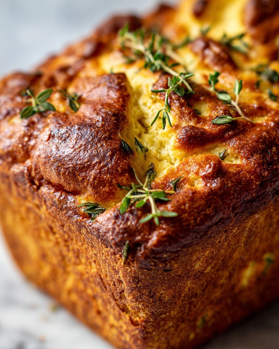 Cheesy Herb Quick Bread Recipe - Recipe Image
