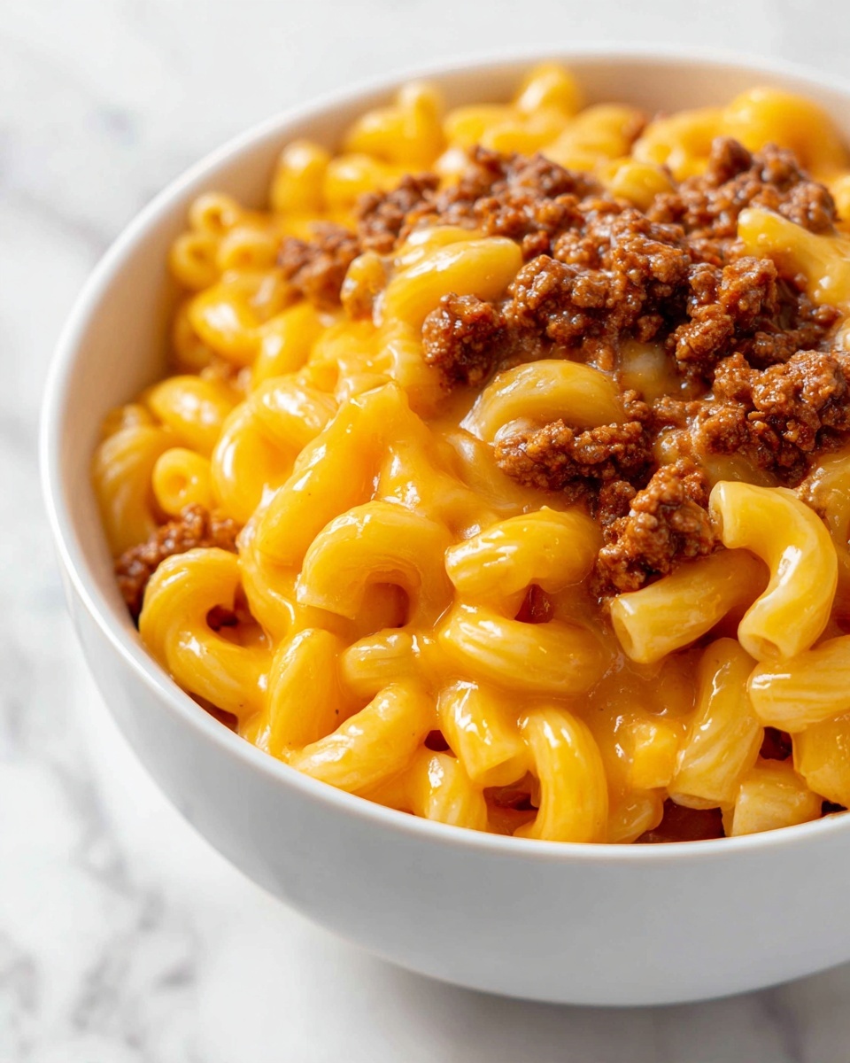 Macaroni and Beef Skillet Recipe - Recipe Image
