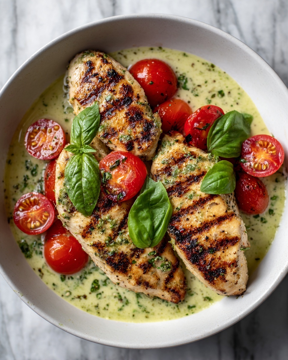 Easy Pesto Chicken Recipe - Recipe Image