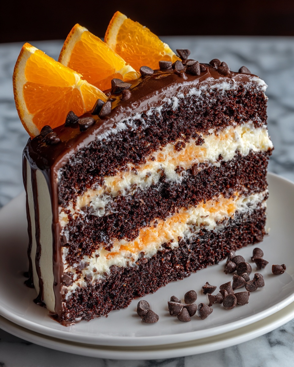 Chocolate Orange Layer Cake Recipe - Recipe Image
