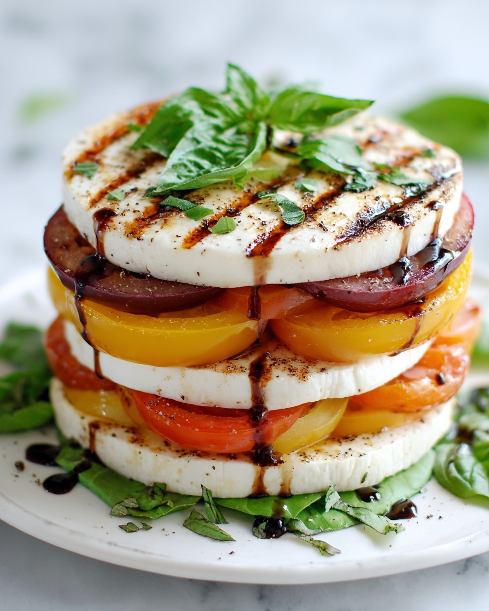 Peach Caprese Salad Recipe - Recipe Image