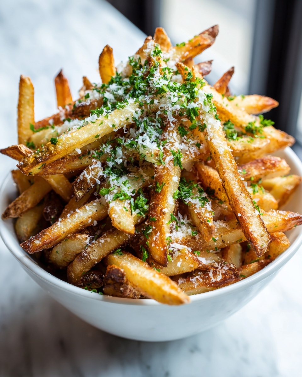 Crispy Baked Parmesan Garlic Fries Recipe - Recipe Image