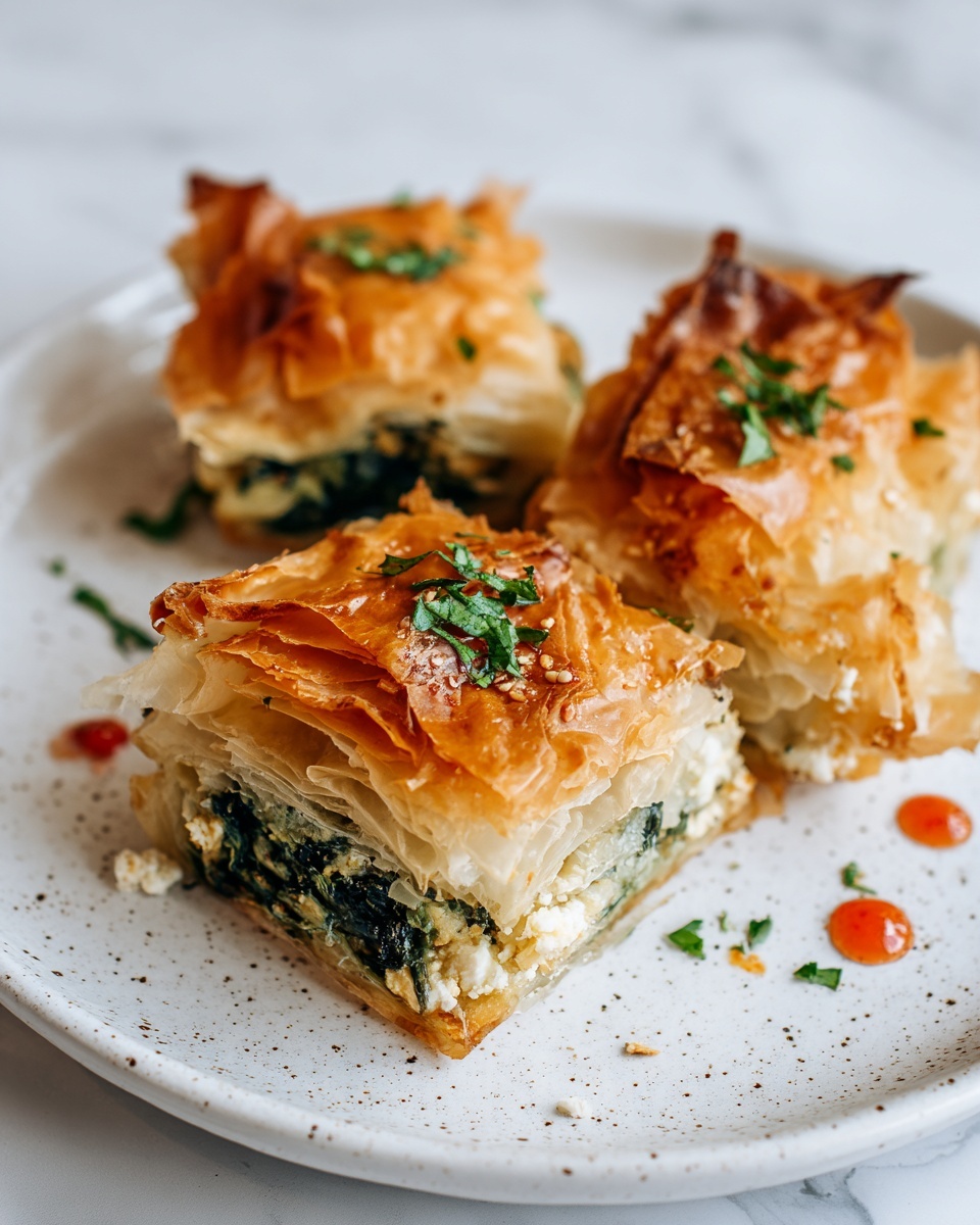 Easy Gluten Free Spanakopita Parcels Recipe - Recipe Image