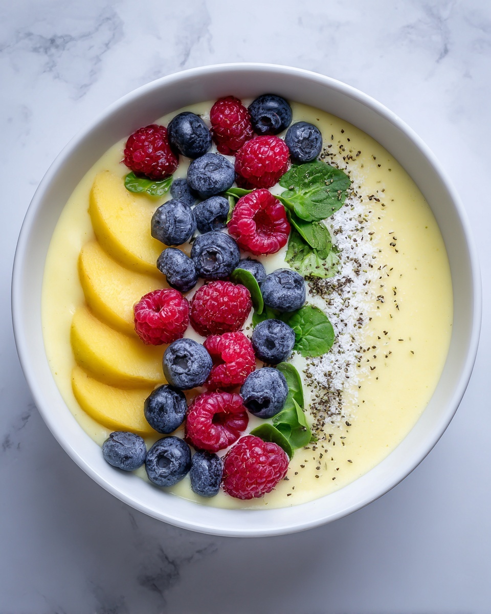 Spinach & Fruit Salad with Lemon-Honey Dressing Recipe - Recipe Image