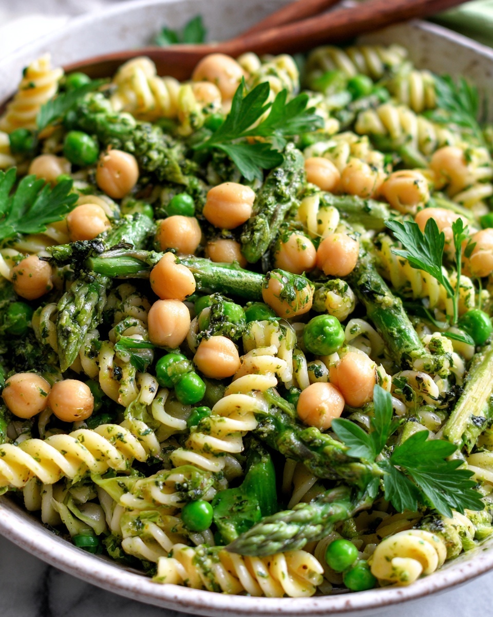 Green Goddess Pesto Pasta Salad Recipe - Recipe Image