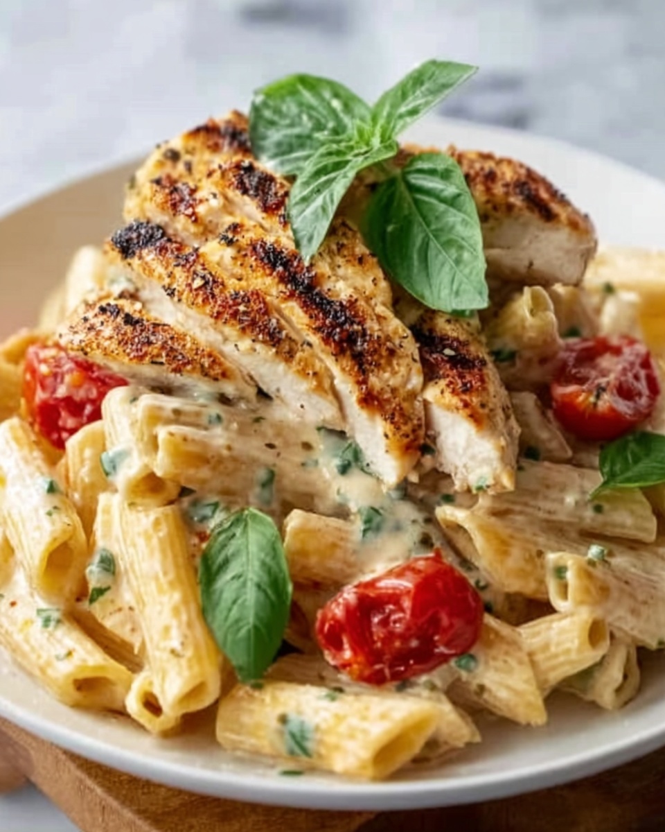 Honey Pepper Chicken Panini Pasta Recipe - Recipe Image