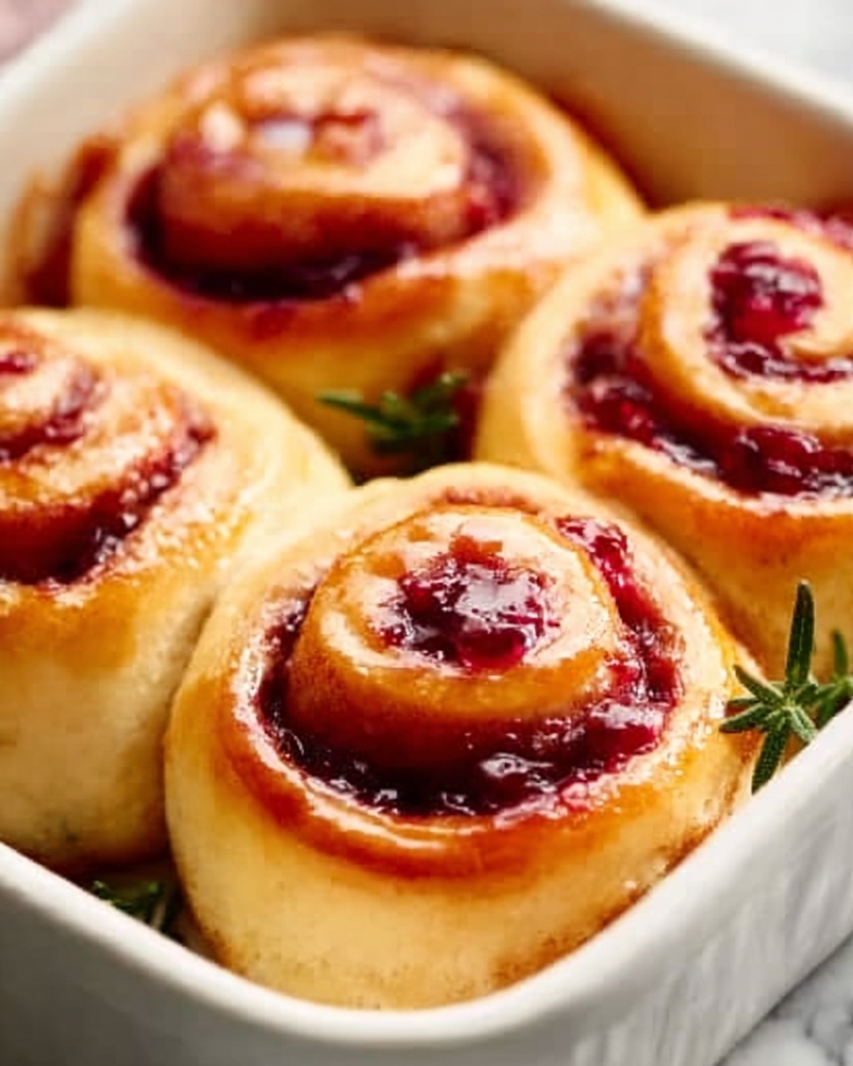 Cranberry Orange Sweet Rolls Recipe - Recipe Image