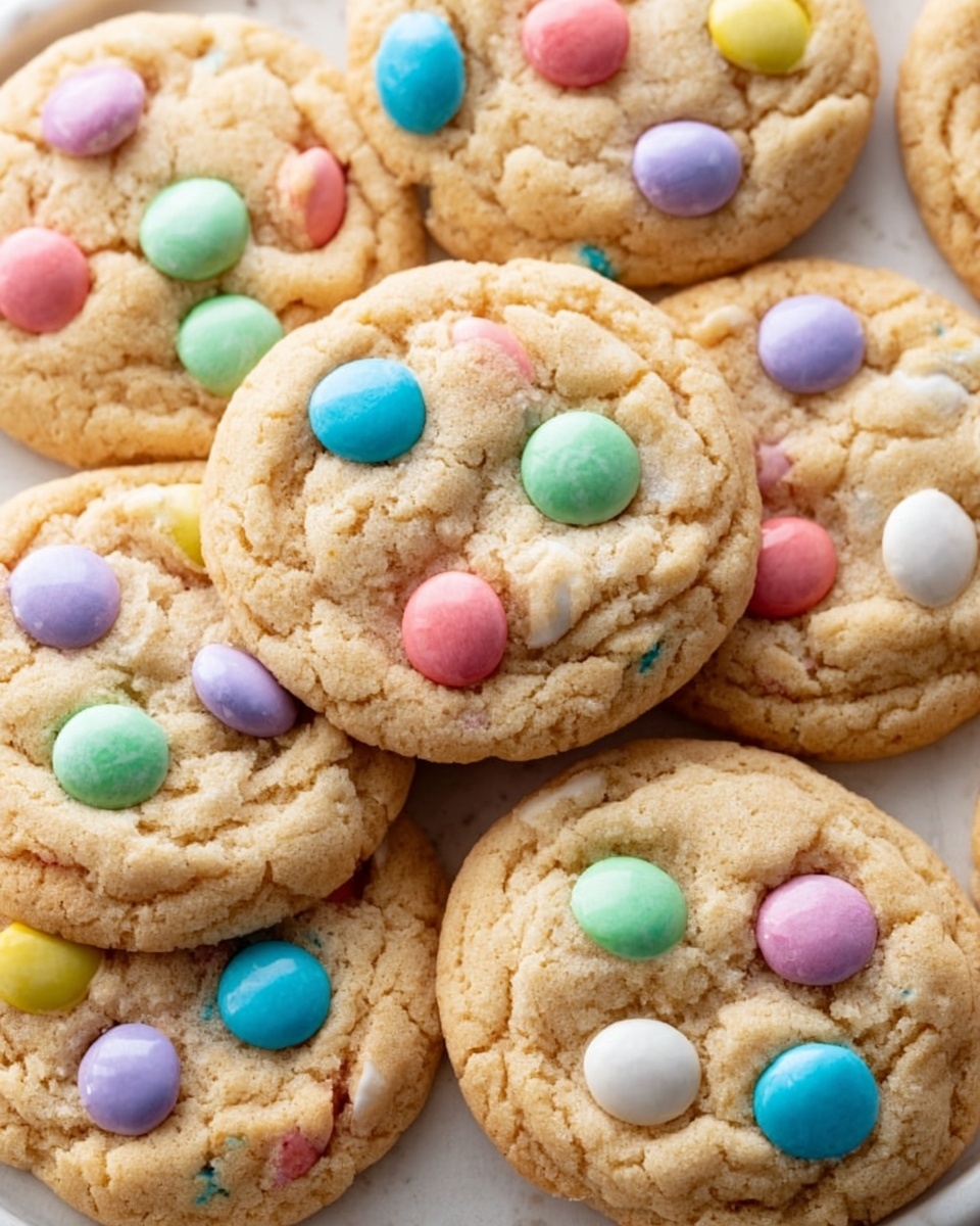 Easter M&M Cookies Recipe - Recipe Image